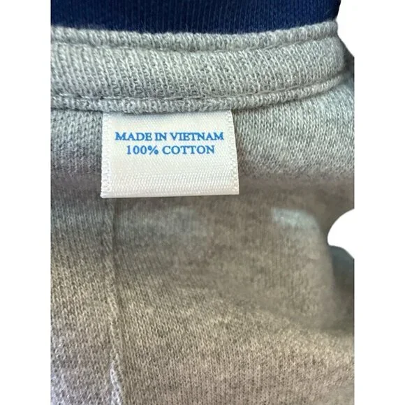 Southern Tide 1/4 Zip Pullover Sweater Cary Style #1518 Heather Grey Sailing NWT - Picture 5 of 7